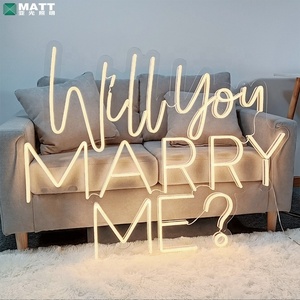 Insegna al Neon LED Personalizzata 'Mi Vuoi Sposare?' per Matrimoni, Compleanni, San Valentino e Feste - Product Image 3