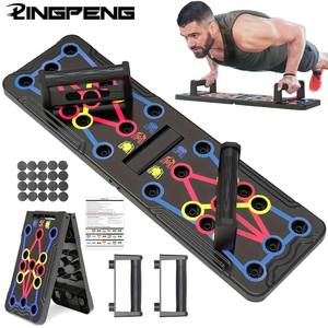 Có thể gập lại phòng tập thể Dục Đào Tạo thiết bị cơ bắp Grip PP Push-Up Rack Board Bar Set cho eo bụng tập thể dục thể thao giải trí sản phẩm - Product Image 1