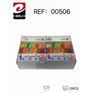 Candele Colorate a Forma di Lettera VELAS 12 Pezzi Decorazioni per Torte di Compleanno - Product Image 3