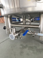 Cuve à bière 100L en acier inoxydable 304 de qualité alimentaire avec couche isolante de haute qualité et enveloppe à fossettes pour brasserie - En promotion