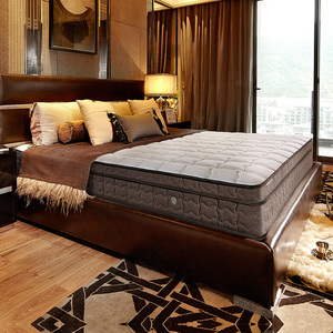 Matelas moderne YiQiMeng avec surmatelas à ressorts ensachés, tissu tricoté, housse amovible 100% polyester, fermeté moyenne, garantie 10 ans - Product Image 1