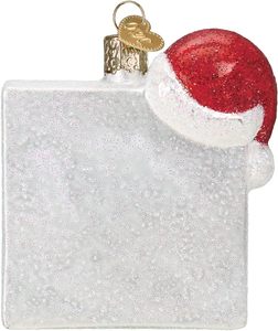 Ornement de Noël en verre soufflé artisanal de style ancien, collection Merry Words, décoration de Noël fabriquée en Chine - Product Image 5