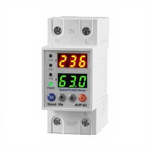<span class=keywords><strong>Protector</strong></span> <span class=keywords><strong>de</strong></span> Sobretensión y Sobrecorriente Digital AVR para Riel DIN, 220V/230VAC 50/60Hz - Product Image 4