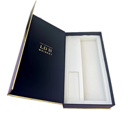 Juego de botellas de vino y whisky de cartón dorado con logotipo de diseño de lujo personalizado caja de presentación de embalaje de cajón de regalo