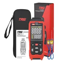 TA612C 4 Saluran Termometer Termokopel Tipe K/J Digital LCD Pengukur Suhu Penyimpanan Data 5000 Grup dengan Unggah Data USB