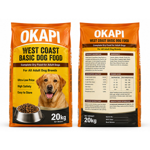 Alimento Básico para Perros de 20 kg, Precio Ultrabajo, Alta Saciedad, Alimento Seco para Mascotas para Todas las Razas de Perros Adultos, Exportación a África Occidental - Product Image 1