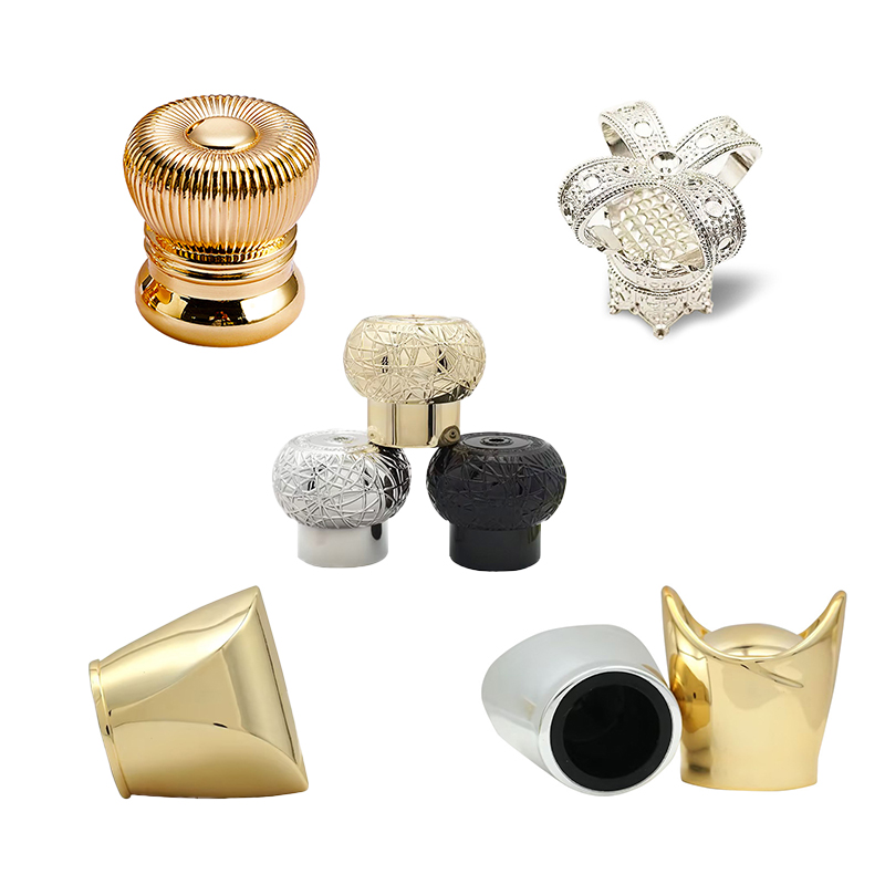 Wholesale Luxury Plastic Perfume Lid Round Ball Perfume Bottle Cap Universal Styles Bottle Lids & Closures Packaging