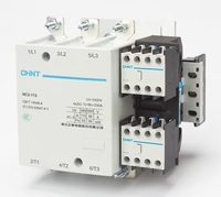 Contacteur AC Chint en gros, courant élevé, série NC2 3P 4P, 115A 150A 185A 225A 265A 330A 400A 500A 630A 800A 220V