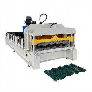 ماكينة تسقيف الألواح ، ماكينة صنع البلاط ، تسقيف من الفولاذ المعدني - Product Image 1