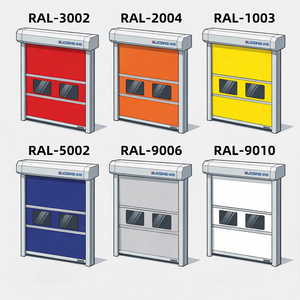 <span class=keywords><strong>Porte</strong></span> rapide industrielle pour les entrées <span class=keywords><strong>d</strong></span>'entrepôts et <span class=keywords><strong>d</strong></span>'usines - B800 - Product Image 6