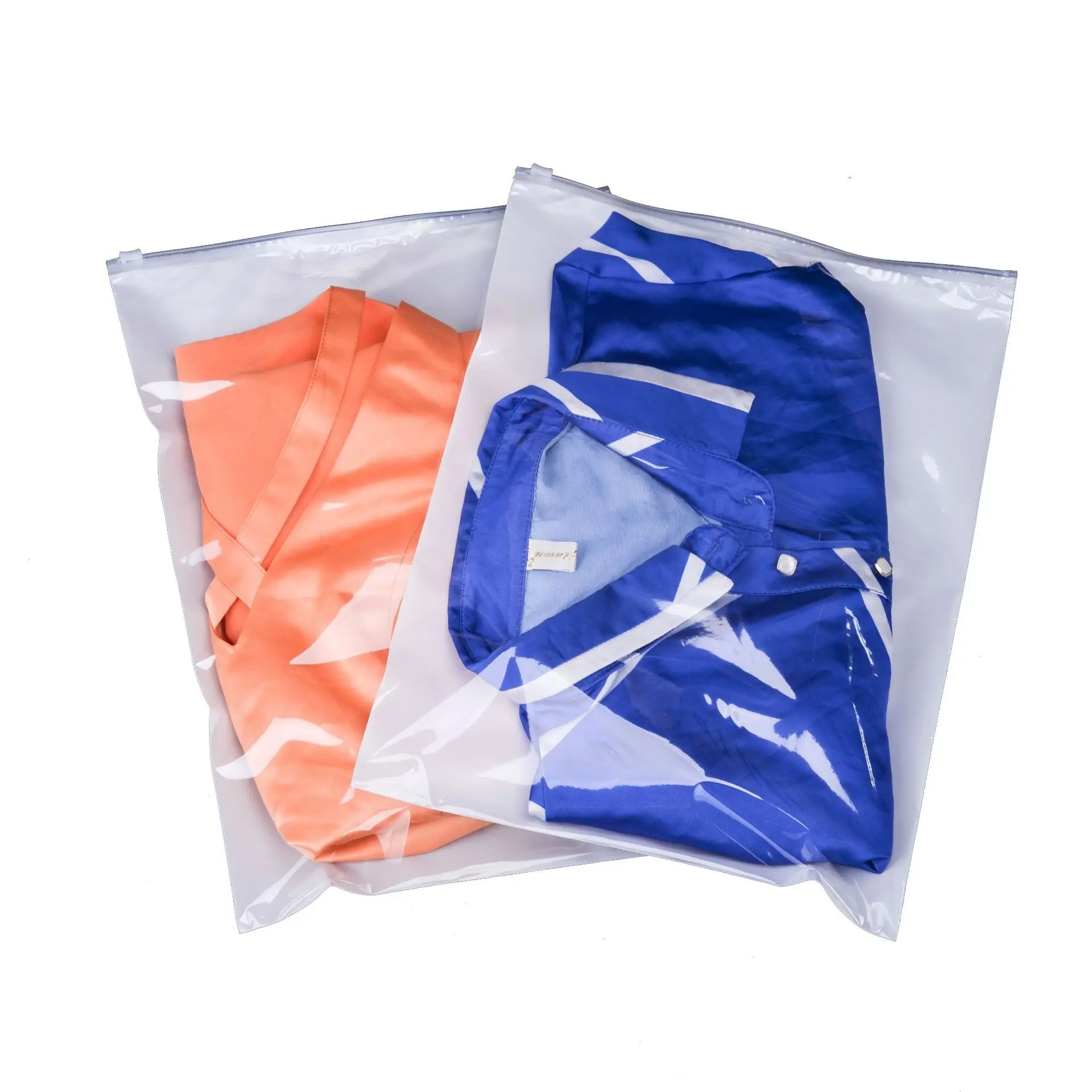Umwelt freundliche vernünftige Kleidung Verpackung matti erte Kunststoff-Druck verschluss beutel PE Zip-Lock-Verpackungs tasche