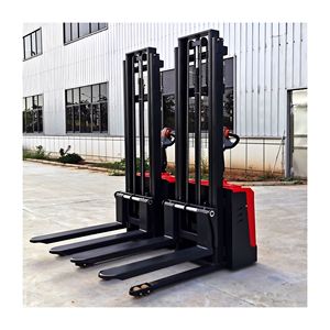 Elevador de paletas eléctrico de carga automática hecho en China, apilador de paletas anchas de 1 y 2 toneladas, carretillas elevadoras hidráulicas manuales, capacidad de <span class=keywords><strong>1000kg</strong></span> y 2000kg - Product Image 5