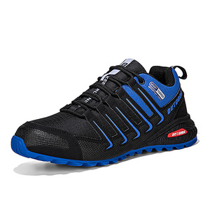 Chaussures de randonnée pour hommes, tige en mesh synthétique, semelle extérieure en caoutchouc, semelle intermédiaire en EVA, respirantes, bout rond, pour l'extérieur, toutes saisons - Product Image 4