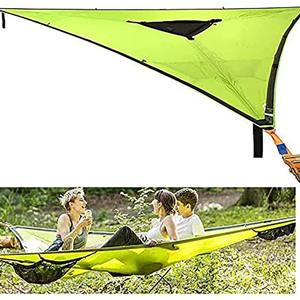 HOUMU En stock Nouveau Hamac triangulaire d'extérieur transfrontalier en tissu maillé portable, tente suspendue pour arbre, <span class=keywords><strong>filet</strong></span> <span class=keywords><strong>de</strong></span> loisirs pour le camping et la randonnée - Product Image 2