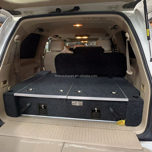 Cajonera Deslizante de Almacenamiento para <span class=keywords><strong>Maletero</strong></span> de <span class=keywords><strong>Coche</strong></span> Offroad 4x4 para Land Cruiser 80 100 150 200 300/Nissan Patrol Y61 Y62 GU/GQ TM1000 - Product Image 4