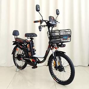 Vélo cargo électrique de haute qualité de 22 pouces avec <span class=keywords><strong>batterie</strong></span> au lithium intégrée de 48V et moteur de moyeu arrière de 350W directement de l'usine de Chine - Product Image 1