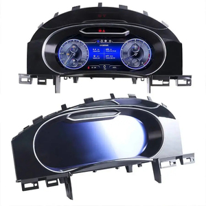 แผงหน้าปัด LCD พร้อมมาตรวัดความเร็วรอบเครื่องยนต์ มาตรวัดระยะทาง สำหรับรถยนต์ VW Volkswagen Touareg ปี 2003-2010 แดชบอร์ดดิจิตอล มาตรวัดความเร็ว GPS ห้องนักบินเสมือน - Product Image 3