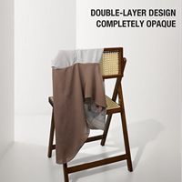 Hijab instantané en mousseline opaque double couche, plissé aux épaules, imprimé floral brodé |   Tenue de bureau formelle respirante pour toutes les saisons