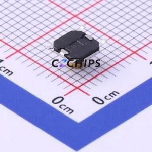 TS-1187A-B-F-B Tactile Switch SMD Switch Single Pole Single Throw Round Button 1.6N Vertical Mount - Product Image 2