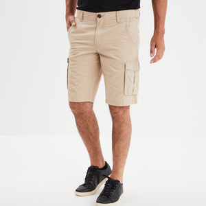 Shorts cargo décontractés en coton pour homme avec fermeture éclair, respirants, séchage rapide, design inspiré du sport, confort estival, poches fonctionnelles - Product Image 4