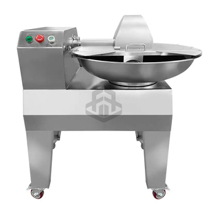 เครื่องบดเนื้ออัตโนมัติเชิงพาณิชย์สำหรับเนื้อวัว เนื้อหมู ใช้ในฟาร์ม ร้านอาหาร สำหรับทำไส้กรอกพริก ซาลาเปา เนื้อบอล - Product Image 3