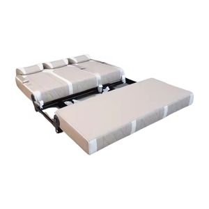 Canapé-lit pliant en cuir à dossier haut-bas pour camping-car et camping-car Offre Spéciale réglable et confortable Fournisseur de gros - Product Image 2
