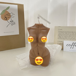 Tùy Chỉnh In Hộp Nhãn Logo Bao Bì Con Người Đường Cong Khỏa Thân Nữ Nữ Nữ Khỏa Thân Nam Nữ Hình Hương Thơm Hình Dạng Cơ Thể Nến - Product Image 4