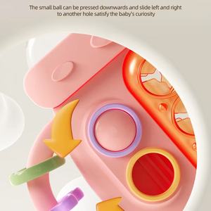 2025 bébé vente chaude éducation précoce bouteille tirant corde jouet sensoriel Montessori Silicone bouteille dentition tirant corde jouet - Product Image 5