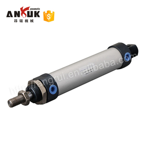 Cilindro de aire neumático pequeño de alta calidad, pistón de engranaje de rodamiento de nueva condición de aleación de aluminio para industrias agrícolas de construcción - Product Image 1