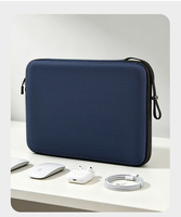 Sac pour ordinateur portable en EVA anti-pression personnalisable avec doublure rembourrée antichoc à coque rigide, léger