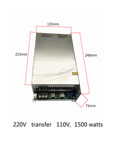220V Transfert 110V <span class=keywords><strong>1500</strong></span> Watts Alimentation à découpage - Product Image 6