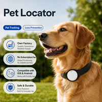 Traceur GPS pour animaux de compagnie OEM, localisateur intelligent pour animaux, sans frais d'abonnement mensuel, collier anti-perte pour chiens de taille moyenne et grande
