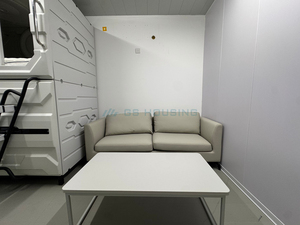 Casa Contenedor <span class=keywords><strong>de</strong></span> Lujo <span class=keywords><strong>de</strong></span> 2 Pisos, <span class=keywords><strong>3</strong></span> Dormitorios, 2 Baños, 40 pies, Construcción <span class=keywords><strong>de</strong></span> Acero con Panel Sándwich, Instalación Rápida, Uso en Hoteles, Oficinas y Exteriores - Product Image 4