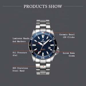 Funda de reloj de acero inoxidable para hombre y mujer, relojes dorados, correas y cadenas clásicas de 22Mm, 316L, Digital, a la moda - Product Image 4