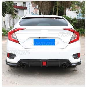 Kit de silenciador de escape trasero de acero inoxidable para Honda Civic 10ª generación, pieza de modificación del revestimiento del escape trasero. - Product Image 4