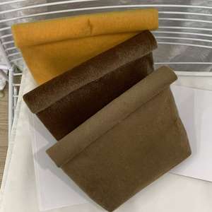 Sac de rangement pliable pour femme au meilleur prix, taille personnalisée, sac en fausse fourrure douce, trousse de toilette pour femme - Product Image 1