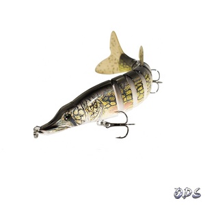 Premio al mejor producto otorgado en China Fish Super Flexible 9 Segmented Pike Muskie Lure 8 "Pike Walleye Señuelos de pesca - Product Image 6