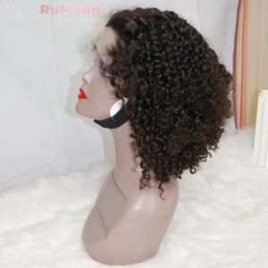 Peluca Popular 13x4 HD con Cabello <span class=keywords><strong>de</strong></span> Bebé, 250% <span class=keywords><strong>de</strong></span> Densidad, <span class=keywords><strong>Pico</strong></span> <span class=keywords><strong>de</strong></span> Viuda, Cabello Vietnamita, Rizado Pixe, Cómoda Peluca en Forma <span class=keywords><strong>de</strong></span> M - Product Image 5