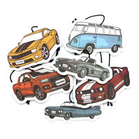 Diffuseur de parfum pour voiture en papier coton, forme personnalisée, design tendance, capteur de vibration, parfum naturel super puissant et longue durée