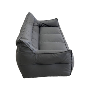Housse de <span class=keywords><strong>canapé</strong></span> paresseux sectionnelle 2 places en cuir imperméable <span class=keywords><strong>Pouf</strong></span> Sac <span class=keywords><strong>Pouf</strong></span> Case Couch Beanbag Giant Bean Bag - Product Image 5