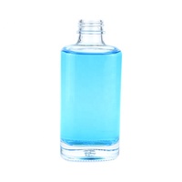 Mini bouteille d'alcool en verre avec couvercle pour boisson personnalisée tequila vente en gros