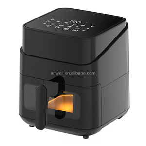 ANWELL Friteuse à air numérique 4,5 L à panier unique, commande manuelle, mini-friteuse autonome pour cuisine d'hôtel - Product Image 2