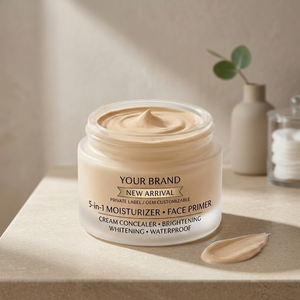 Al por mayor, nueva llegada, OEM personalizable, marca privada, crema hidratante facial impermeable, corrector, iluminador y blanqueador. - Product Image 3