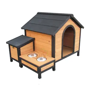 ओम xmgs लकड़ी के कुत्ते केनेल क्षैतिज स्लाइडिंग जानवरों जानवरों के कैरिज वाहक और घरों - Product Image 1