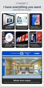 Letrero Luminoso para Tienda de Conveniencia, Panel Publicitario Personalizado para Exteriores, Cadena de Tiendas <span class=keywords><strong>JD</strong></span>.com, Azul Blanco Aluminio - Product Image 5