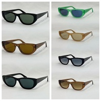 Meilleures ventes, nouvelle tendance, cadeau pour femmes, lunettes de soleil de luxe UV400 pour l'extérieur, lunettes de soleil de créateur de haute qualité pour hommes, lunettes de soleil originales en acétate avec boîte