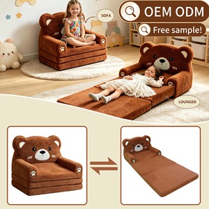 Canapé-lit pliant moderne et personnalisé pour enfants, avec fonction de lecture et de relaxation, pour salon - Product Image 1