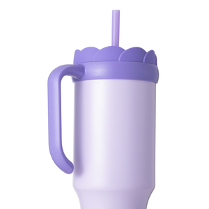 Vaso Térmico Personalizado de 40 oz con Asa, Vaso de Acero Inoxidable para Auto, Taza de Viaje para Exteriores con Tapa de Nuevo Diseño - Product Image 4