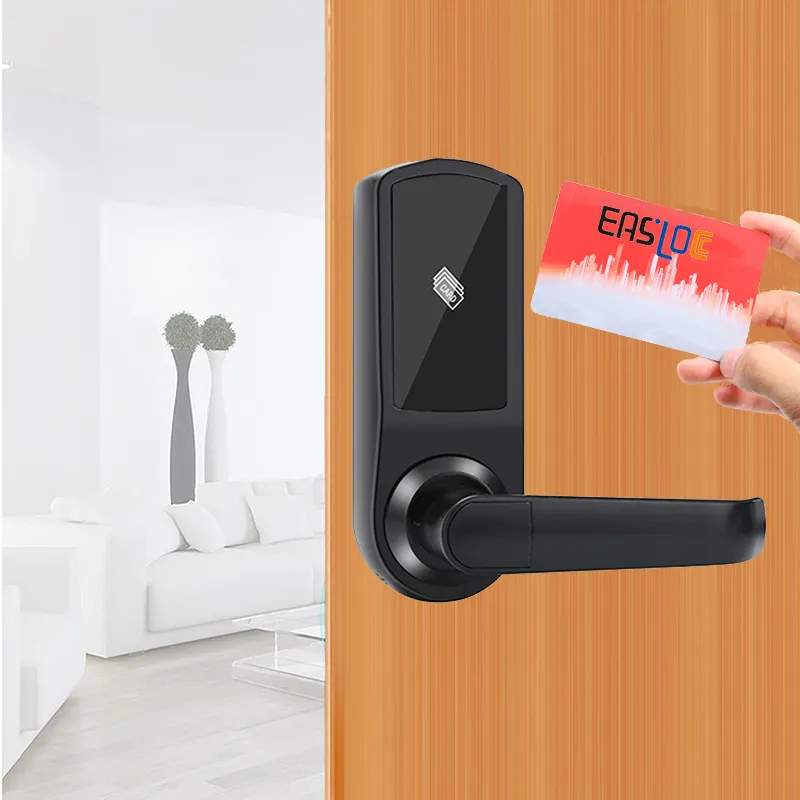 Cerradura inteligente para puerta de Hotel, tarjeta RFID de fácil instalación