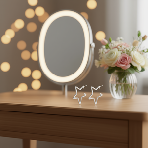 Amy Amy Star <b>Cuff</b> <b>Earrings</b> Silver Plated Alloy Women's Fashion Jewelry Gift Trendy PE2508 - Product Image 3